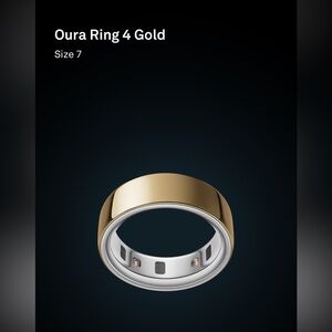 Oura Gold Ring Size 7